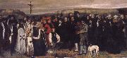 Gustave Courbet Burial at Ornans Sweden oil painting artist